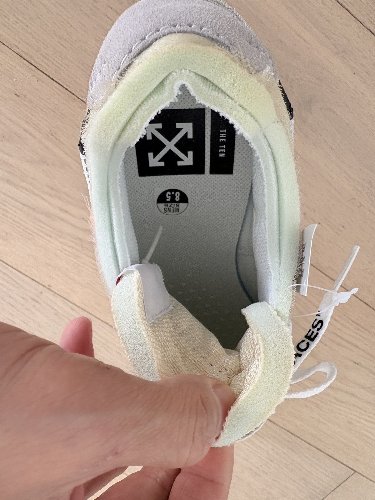 Nike × Off-White The 10 Nike Air Max 90 Sail Mens 8.5 NBIB Size US 8.5 / EU 41-42 - 10 Thumbnail