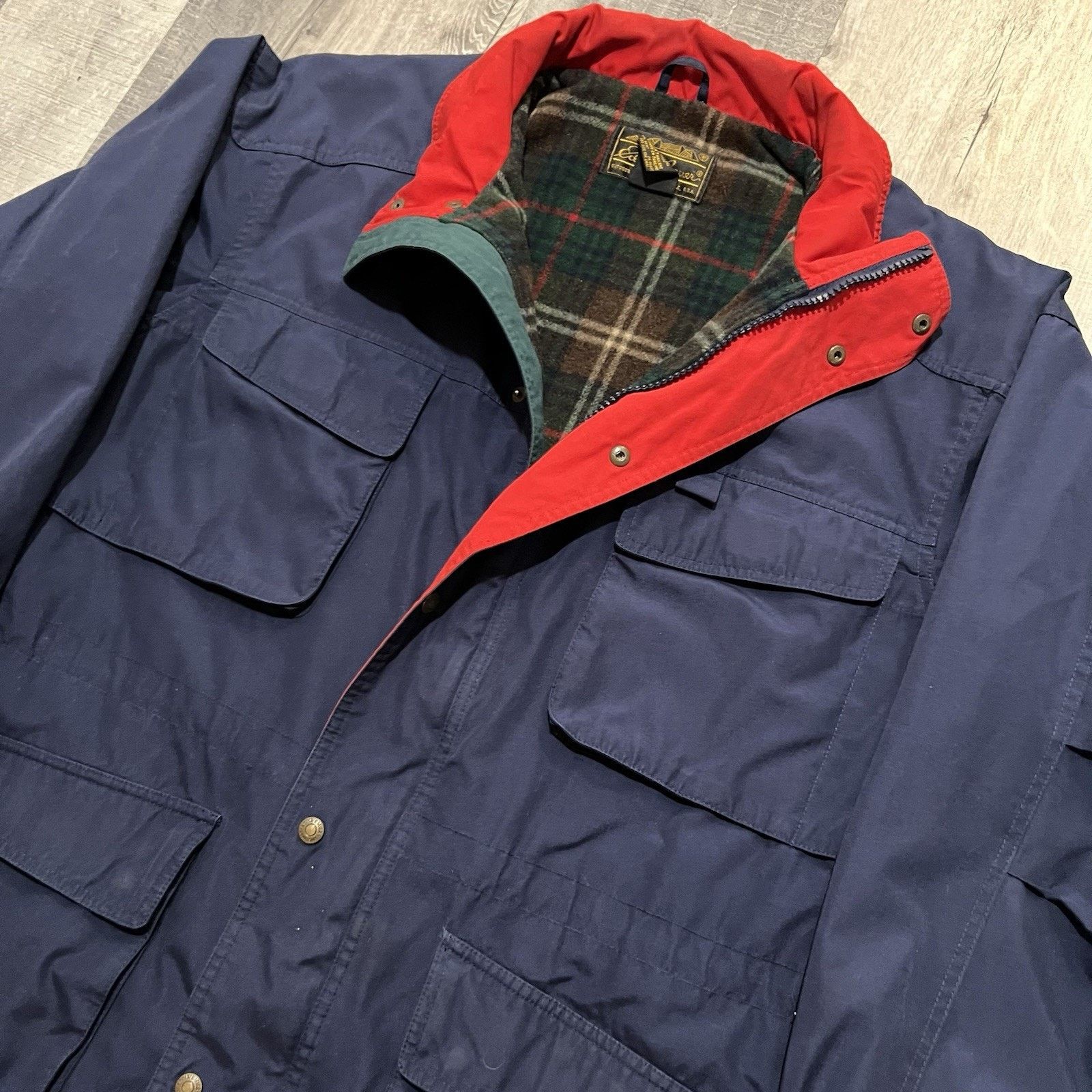 Eddie Bauer VTG Eddie Bauer Wool Lined Mountain Parka Chore Mens Jacket Size US L / EU 52-54 / 3 - 3 Thumbnail