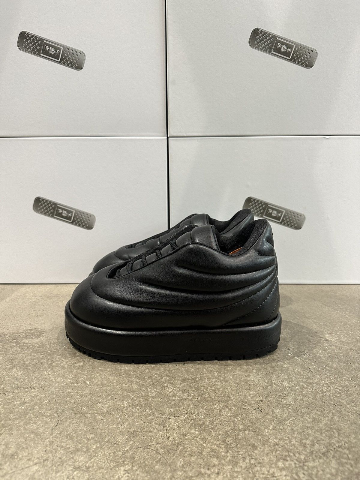 PDF PDF - Nuvola Pluto Leather Sneakers Black Size US 12 / EU 45 - 3 Thumbnail