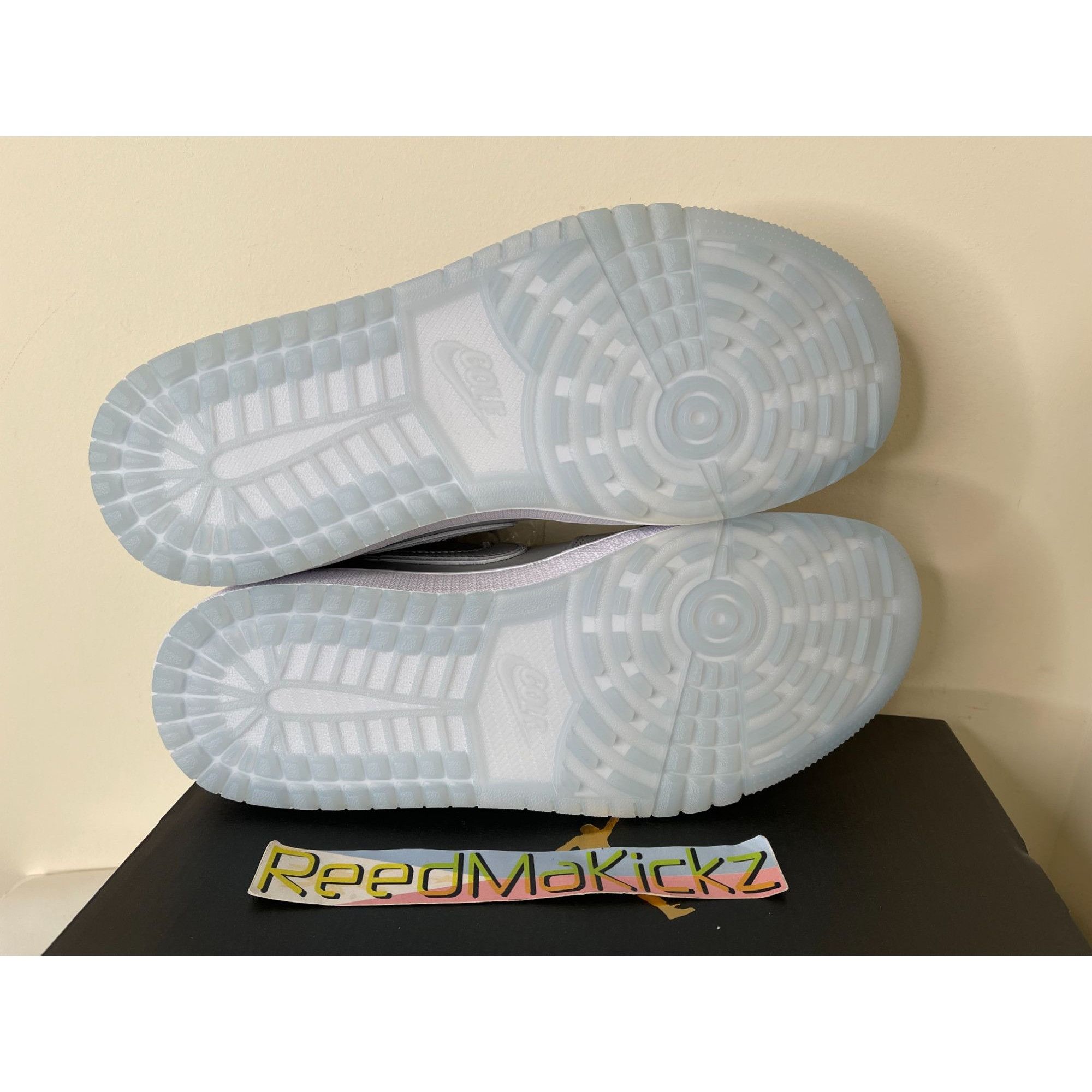 Jordan Brand Jordan 1 Low Golf Grey Blue Tint SPIKELESS Mens 9.5us Size US 9.5 / EU 42-43 - 6 Thumbnail