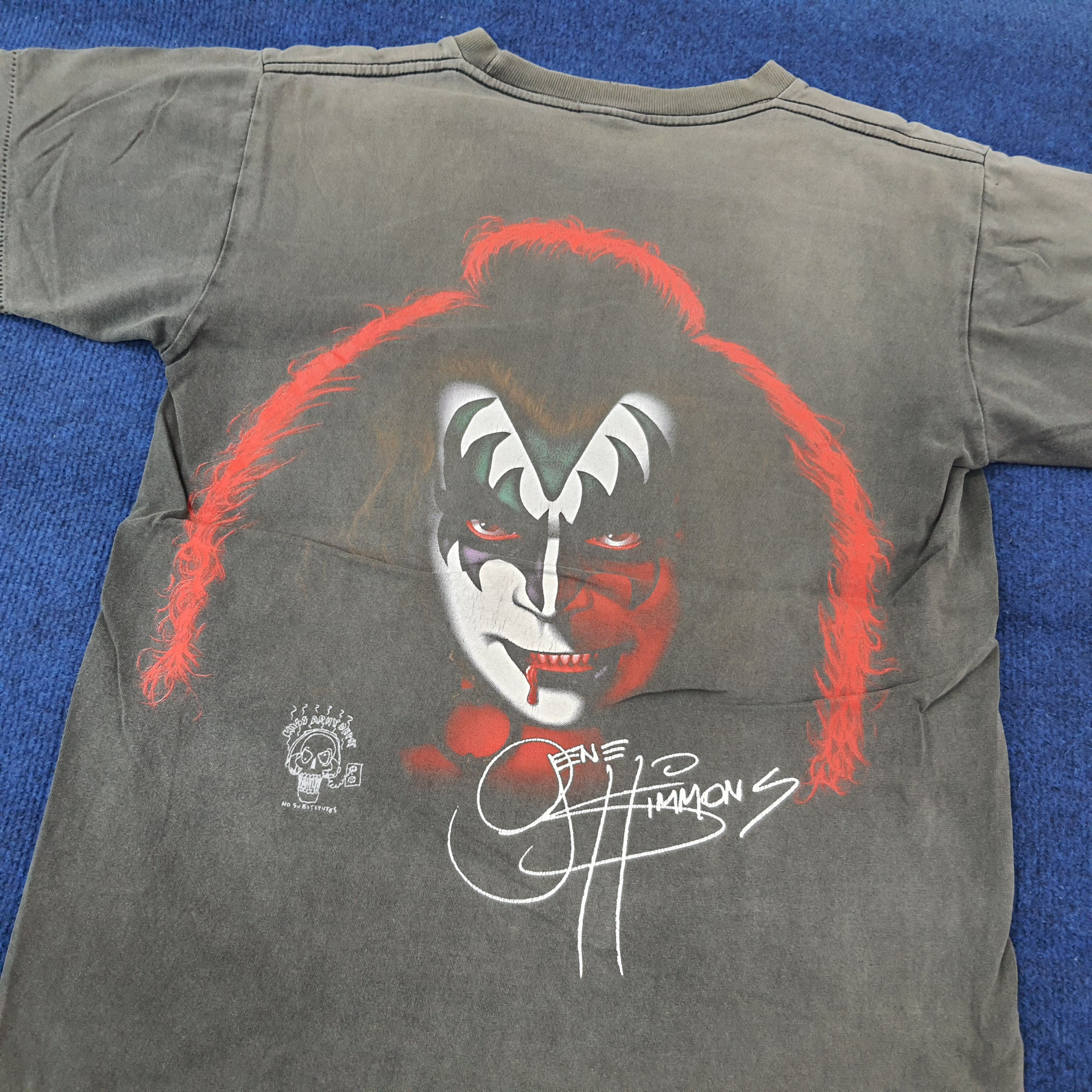 Band Tees Vintage Gene Simmons The Demon Kiss Band Tshirt C249N50 Size US M / EU 48-50 / 2 - 5 Thumbnail