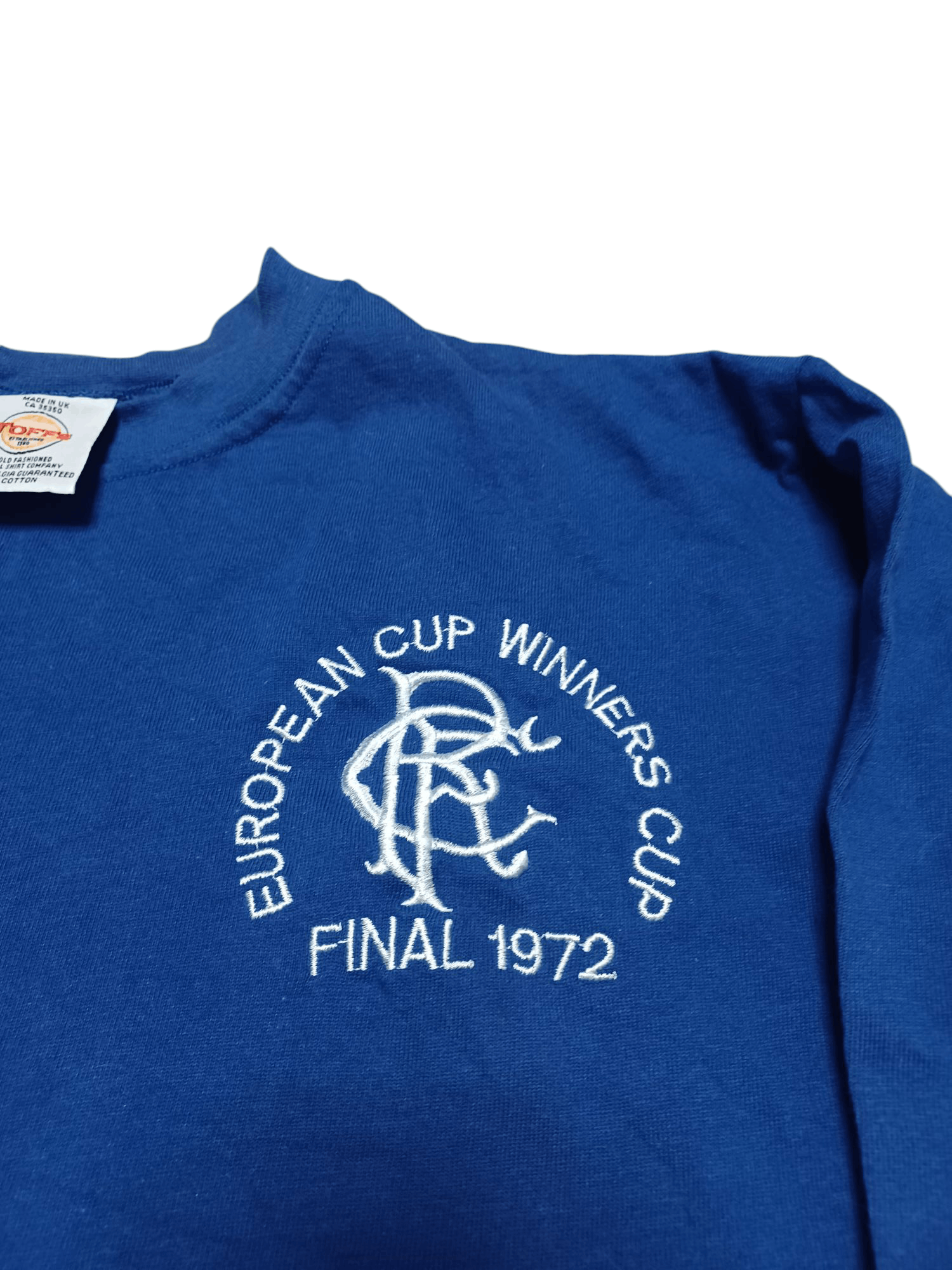 Toffs GLASGOW RANGERS 1972 CUP WINNERS CUP FINAL TOFFS MADE IN UK Size US M / EU 48-50 / 2 - 2 Thumbnail