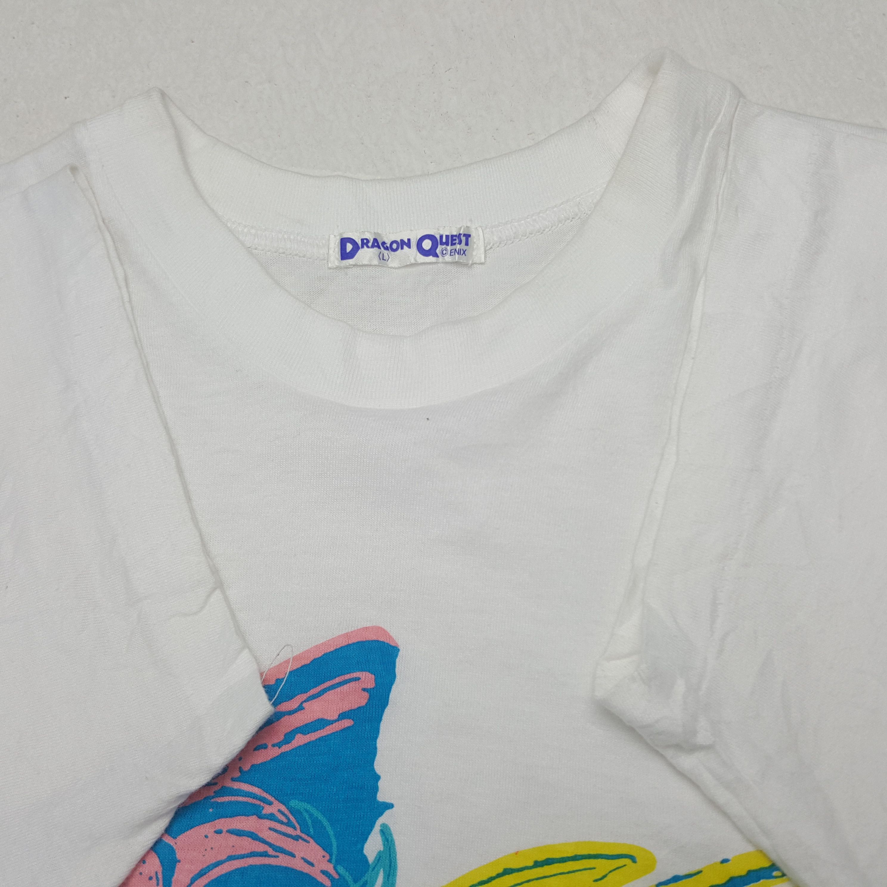 Vintage Vintage Dragon Quest Japanese Anime Characters Tshirt Size US S / EU 44-46 / 1 - 5 Thumbnail