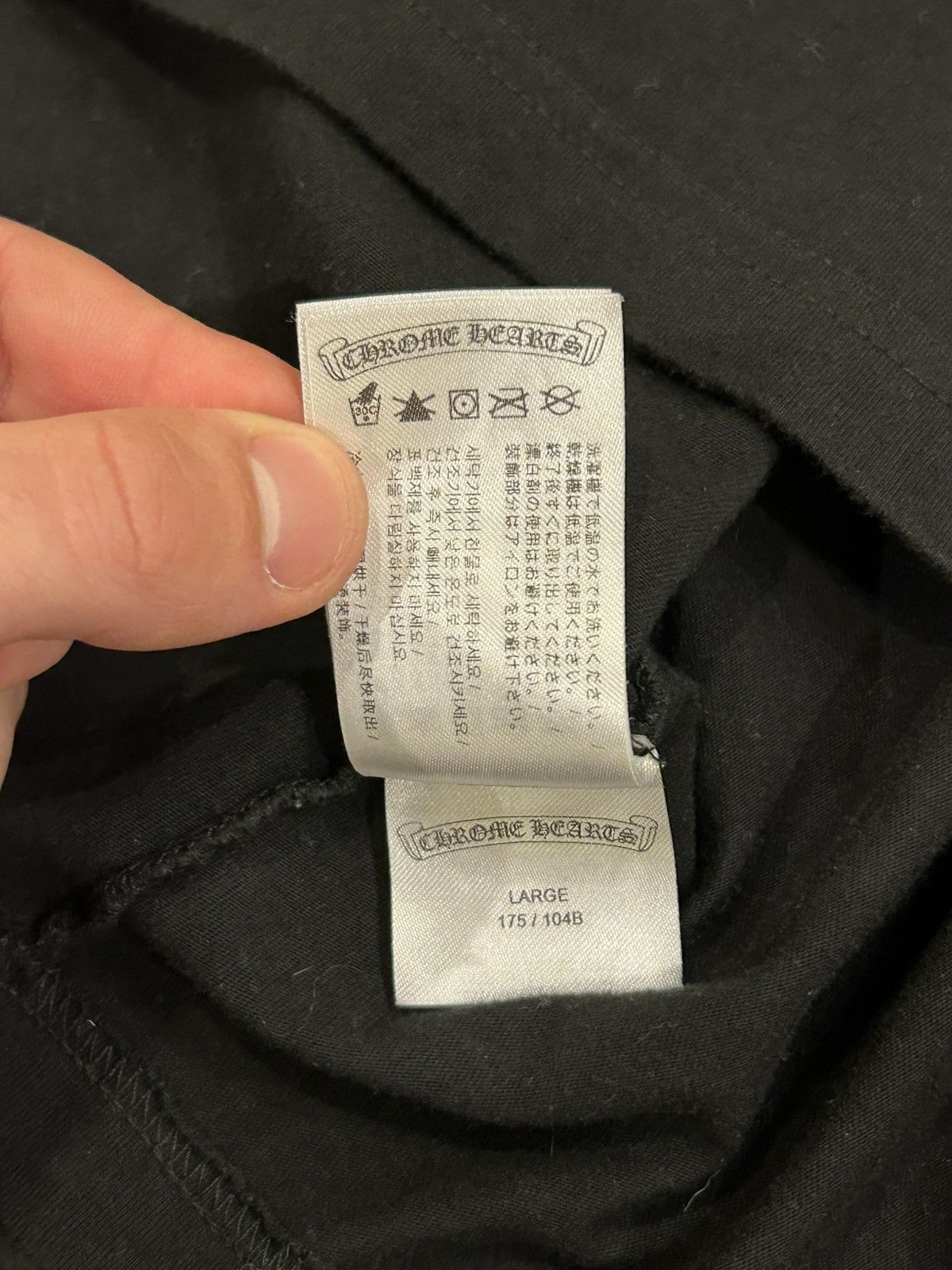 Chrome Hearts Chrome Hearts Neck Logo Tee Size US L / EU 52-54 / 3 - 6 Thumbnail