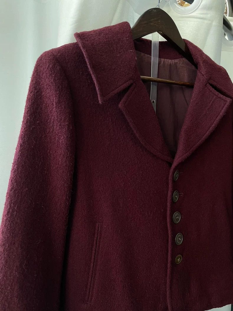 Yohji Yamamoto yohji Yamamoto Medieval women's purplish red wool suits Size M / US 6-8 / IT 42-44 - 3 Thumbnail