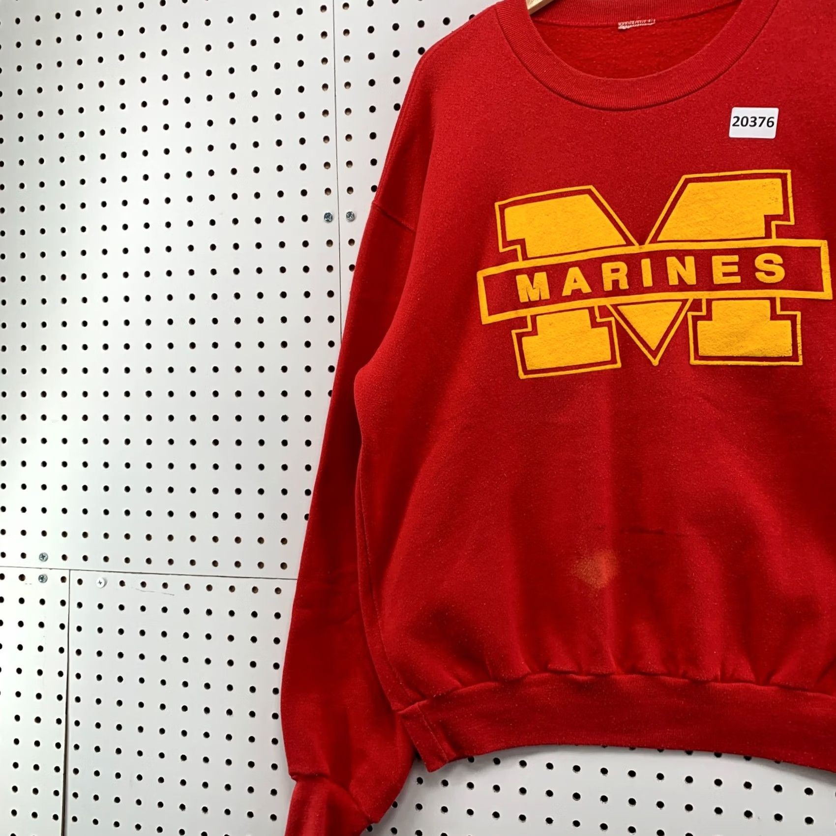 Vintage VINTAGE Majestic Marines Crewneck Sweatshirt Red Adult Large Pullover 25x28 Men Size US L / EU 52-54 / 3 - 3 Thumbnail