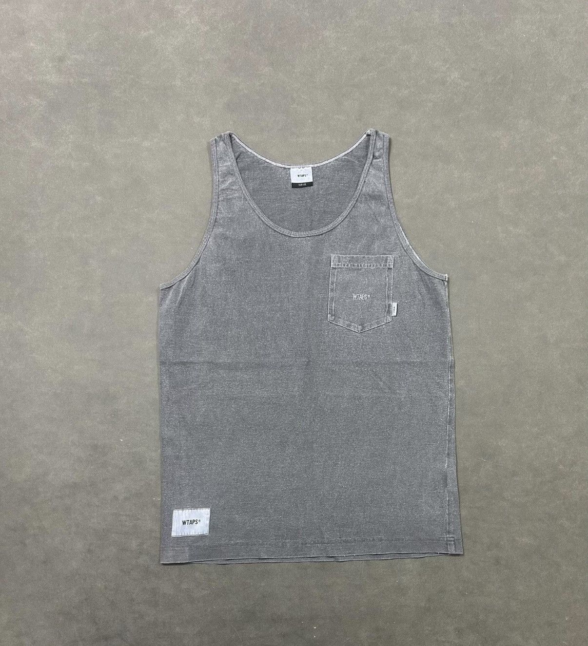 Wtaps WTAPS Washed Logo Embroidered Pocket Vest J16 Size US M / EU 48-50 / 2 - 1 Thumbnail