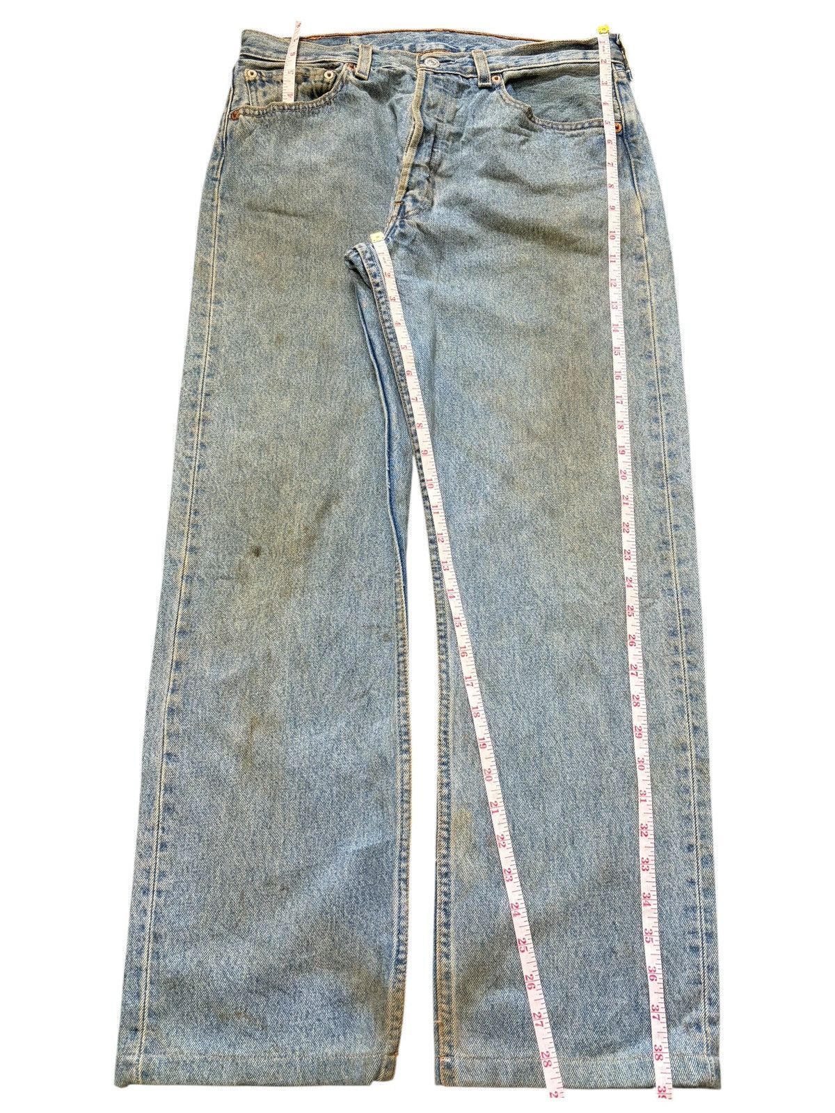 Levi's Vintage 90s Levis 501 Mud Wash Loose Jeans Size 32" / US 10 / IT 46 - 7 Thumbnail