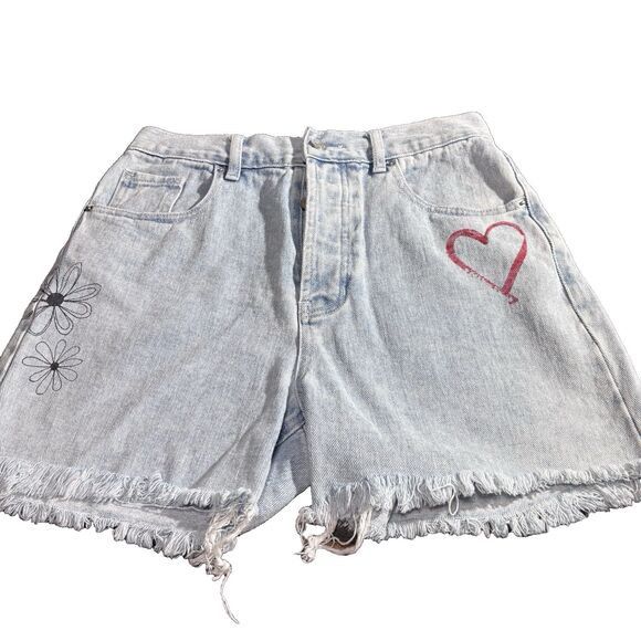 Pacsun Pacsun Women 90S Girlfriend Button Fly Denim Short 26 Size 26" / US 2 / IT 38 - 6 Thumbnail