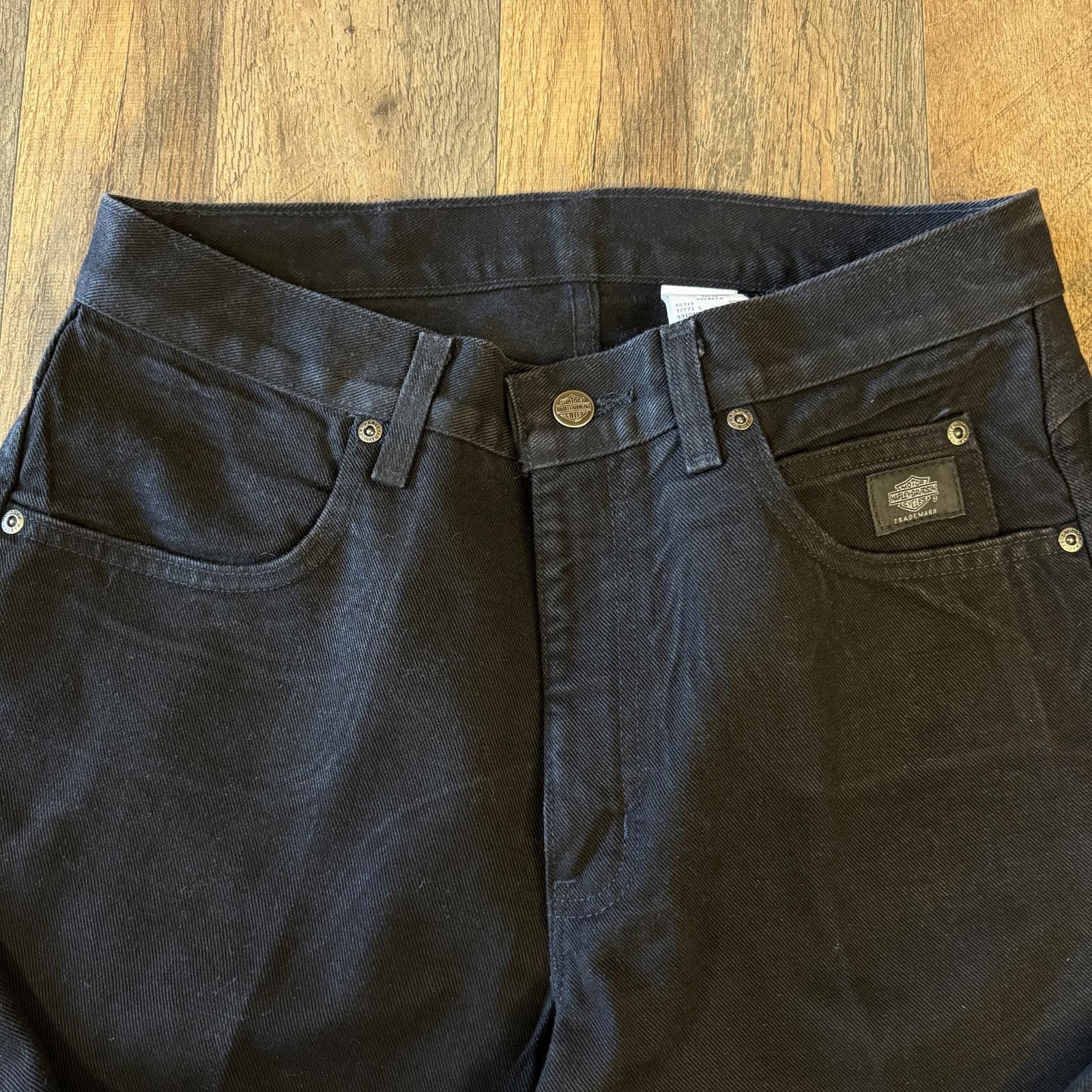 Harley Davidson Harley Davidson Vintage Black Men's 32x30 Relaxed Denim Size US 32 / EU 48 - 7 Thumbnail