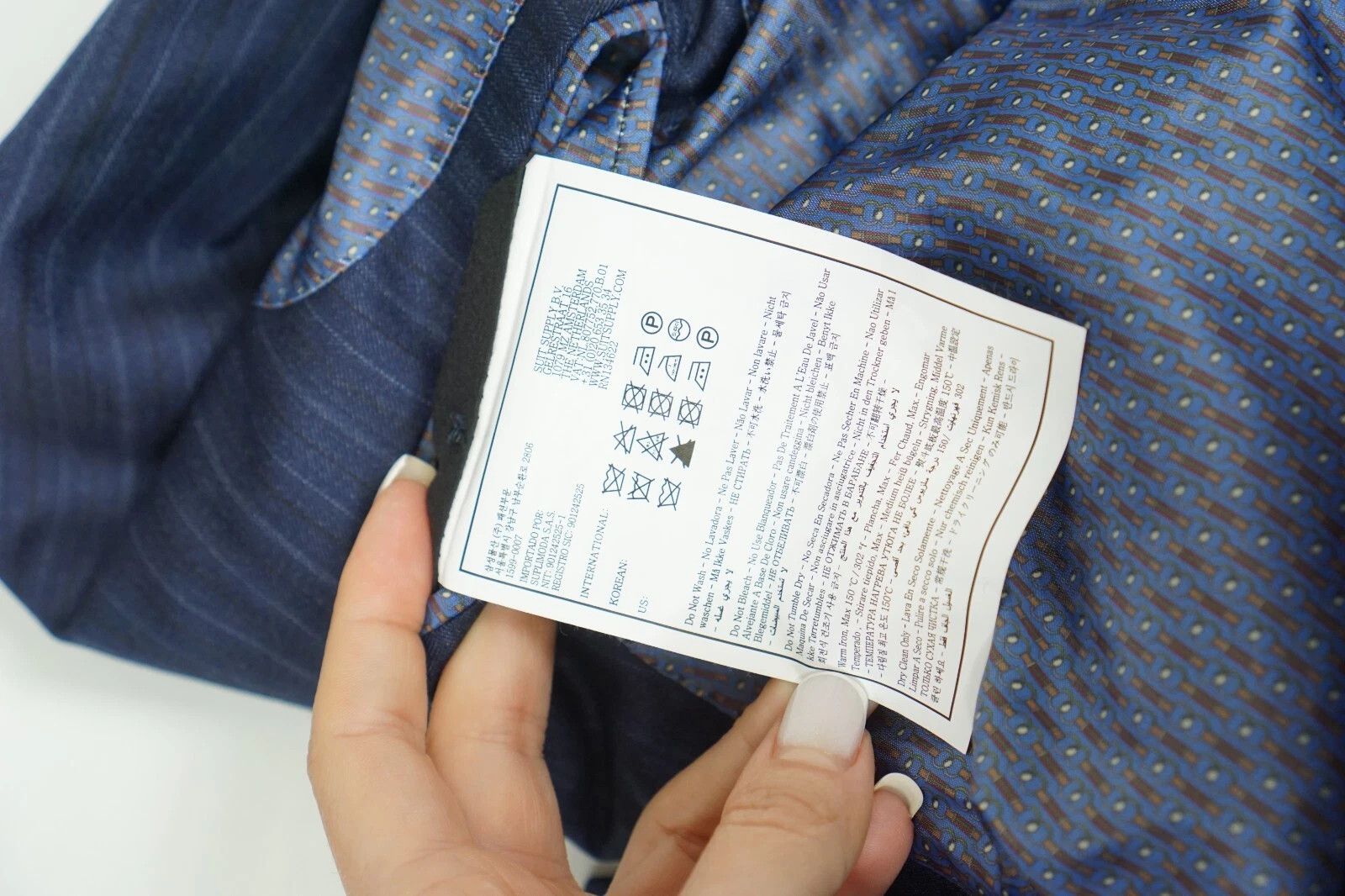 Suitsupply Men Suitsupply Blazer La Spalla Double Breasted Wool UK/US48 Size 48R - 8 Thumbnail