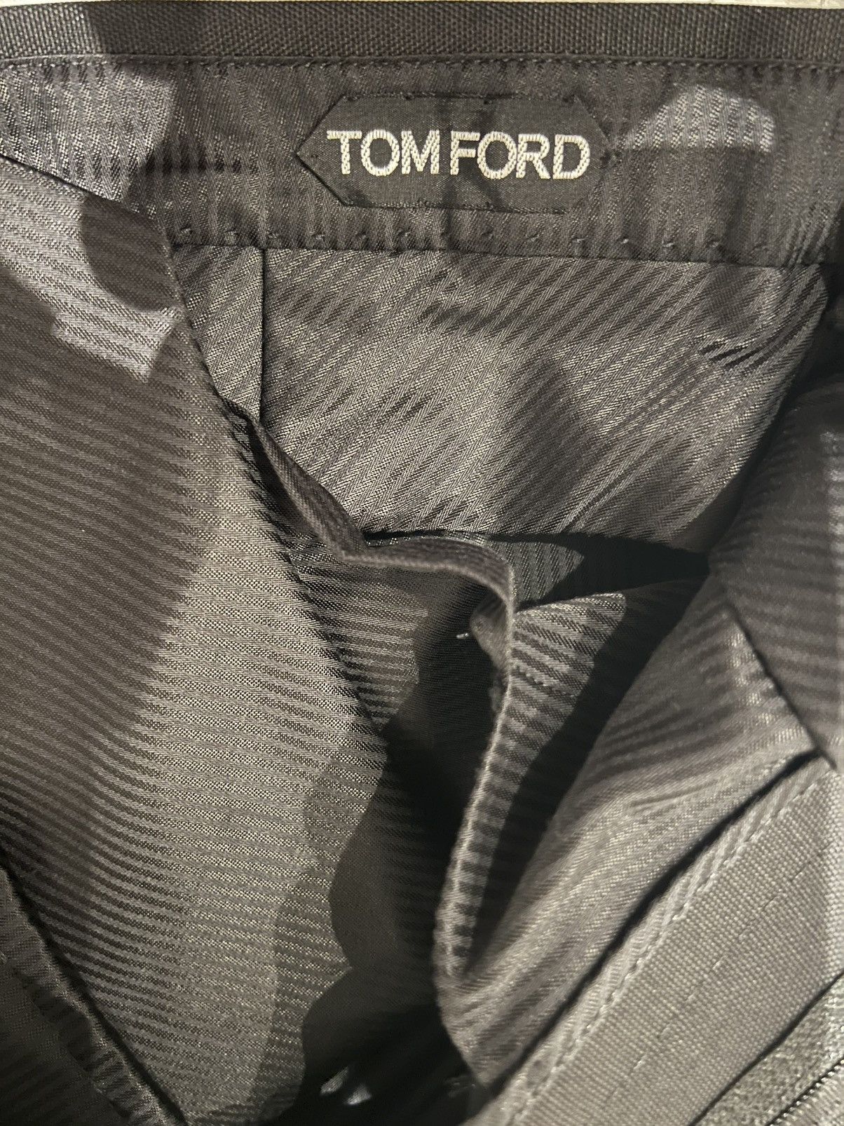 Tom Ford Tom Ford Classic Black Wool Silk Trousers Size 56 Size US 40 / EU 56 - 11 Thumbnail