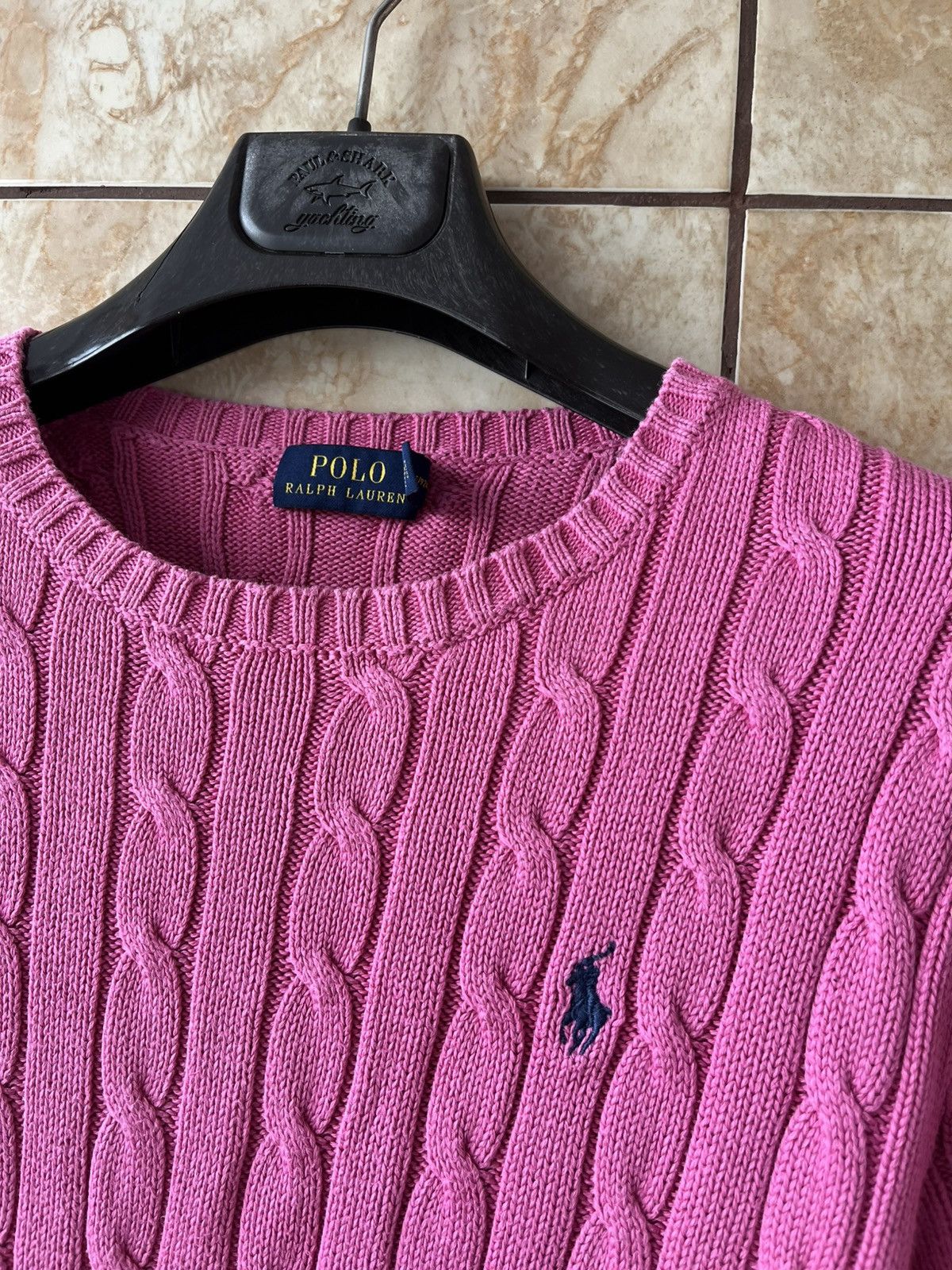 Polo Ralph Lauren Vintage Polo Ralph Lauren pink sweater Size M / US 6-8 / IT 42-44 - 2 Thumbnail