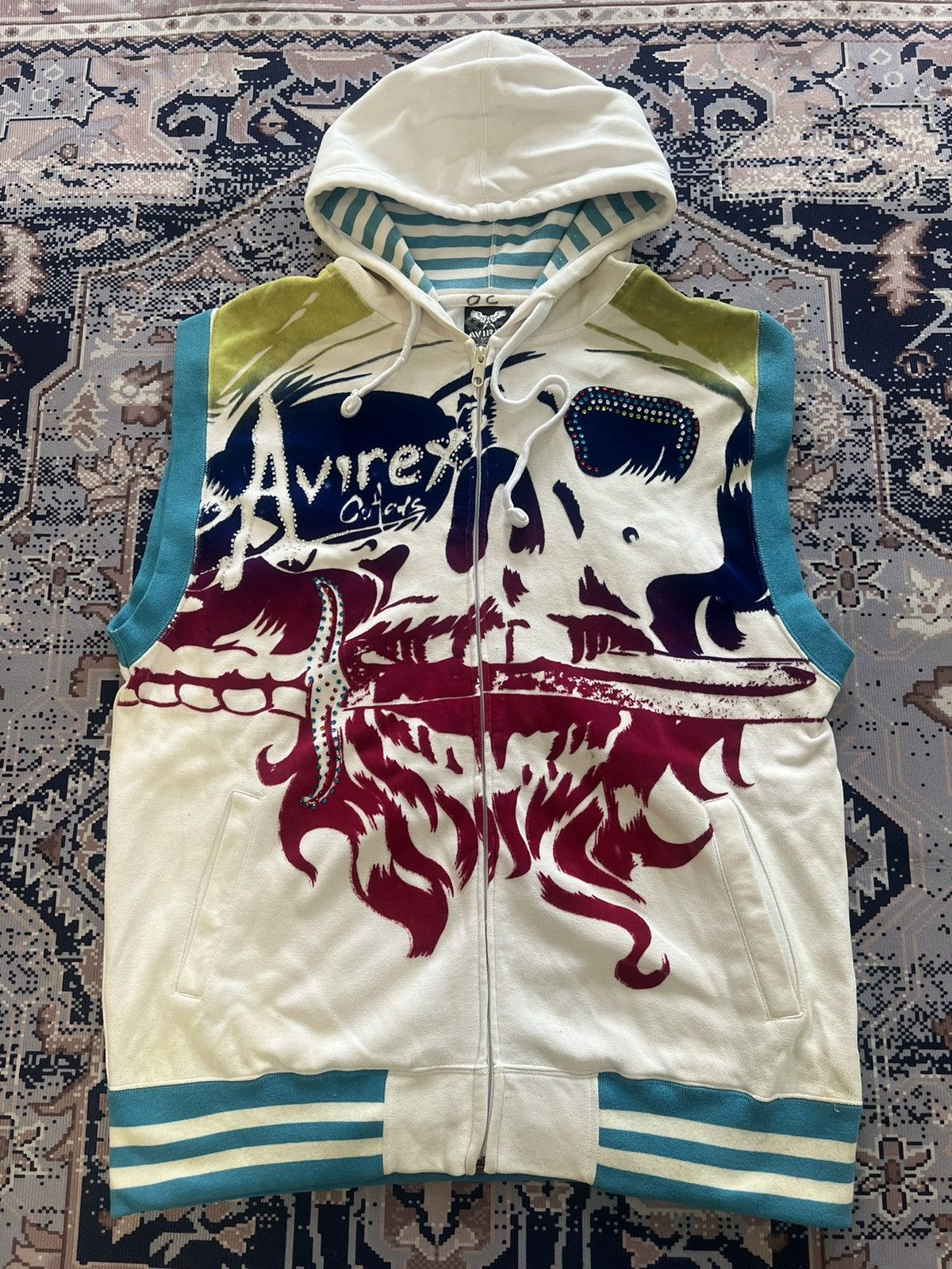 Number (N)ine Number Nine 04' Skull Track Jacket | Grailed