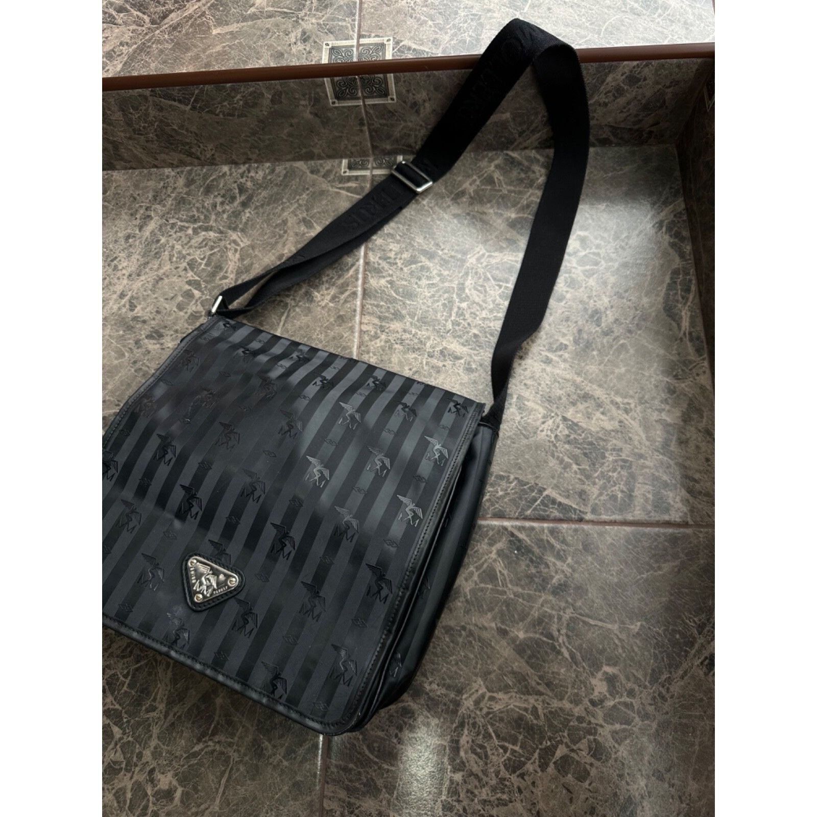 Vintage VTG Maison Mollerus Crossbody Monogram Messenger Bag Size ONE SIZE - 7 Thumbnail