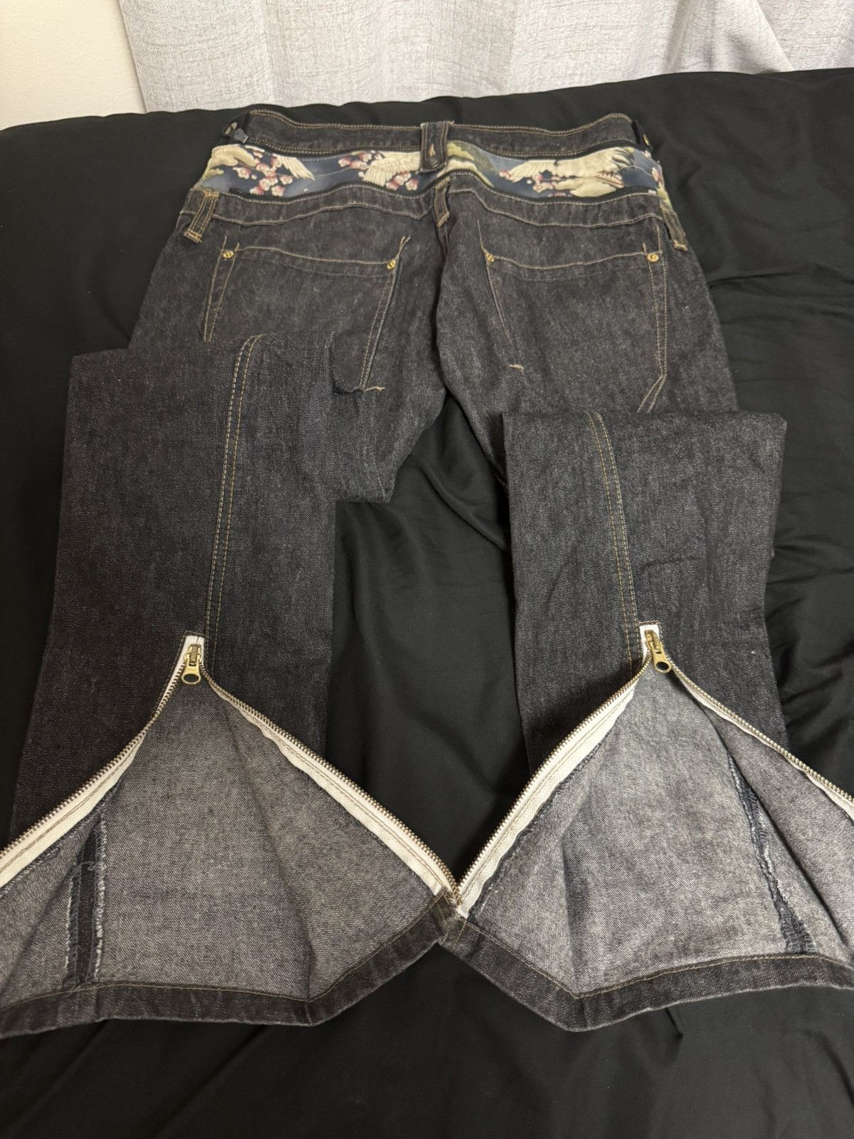 If Six Was Nine 00 PPFM Archive Gimmick Zip Denim Pants Size US 32 / EU 48 - 9 Thumbnail