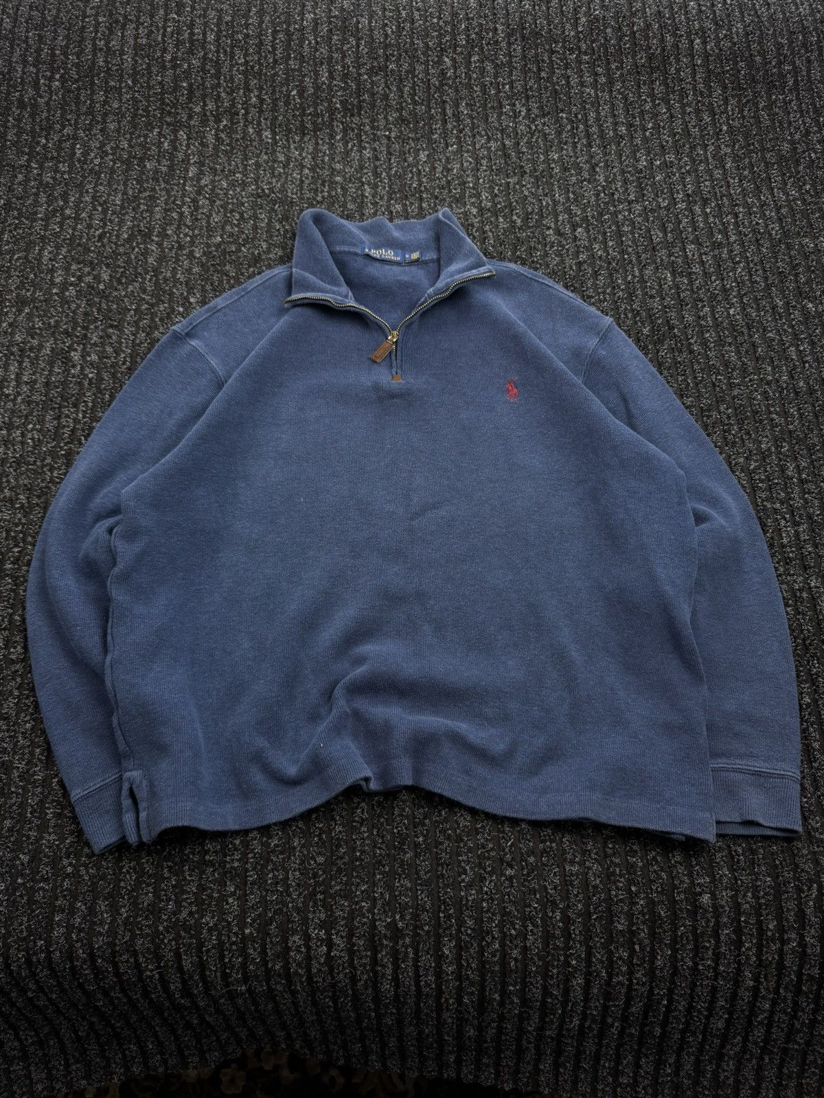 Polo Ralph Lauren Polo Ralph Lauren 1/3 zip sweatshirt navy blue size m Size US M / EU 48-50 / 2 - 1 Thumbnail
