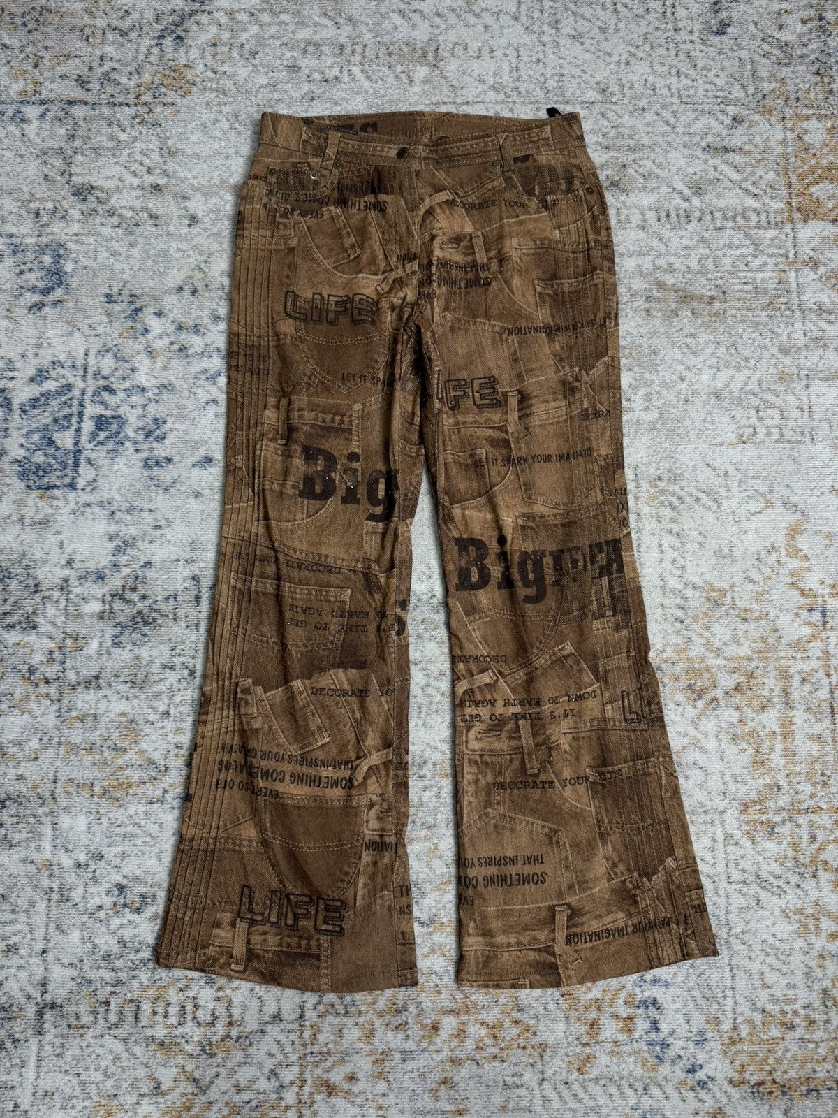 Tornado Mart La moda poji y2k style pants Size US 28 / EU 44 - 1 Thumbnail