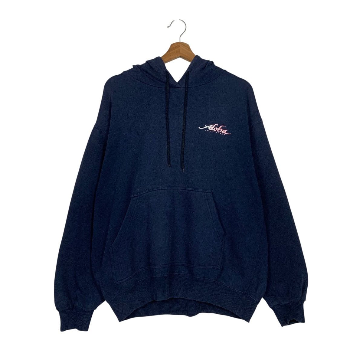 Vintage 90’s ALOHA Surfboards Pullover Hoodie Sweatshirt #3612-C165 Size US L / EU 52-54 / 3 - 11 Thumbnail