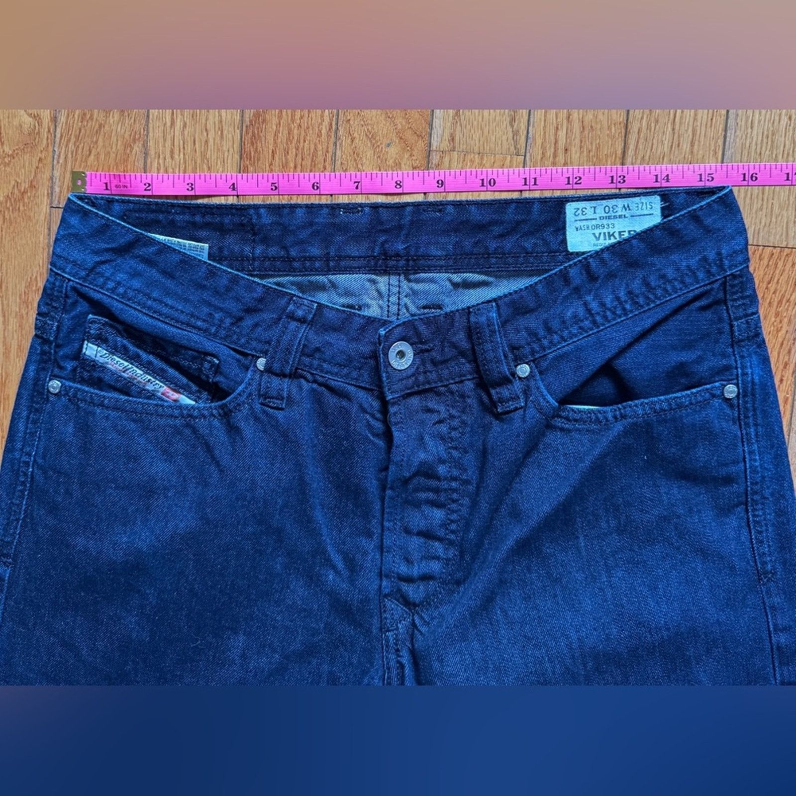 Diesel Diesel Viker Regular Straight 100% cotton Jeans 30x32 Size US 30 / EU 46 - 13 Thumbnail