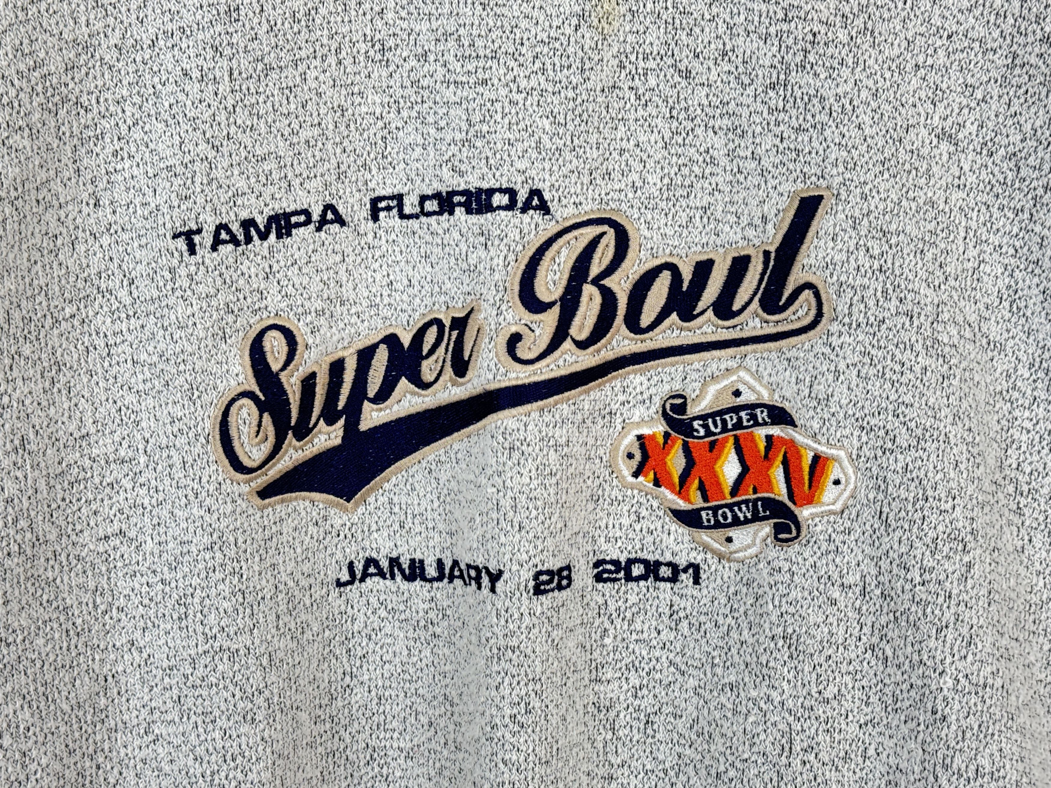 NFL × Vintage 2001 SUPER BOWL NFL TAMPA Ravens vs Giants DYNASTY Sweat Size US L / EU 52-54 / 3 - 5 Thumbnail