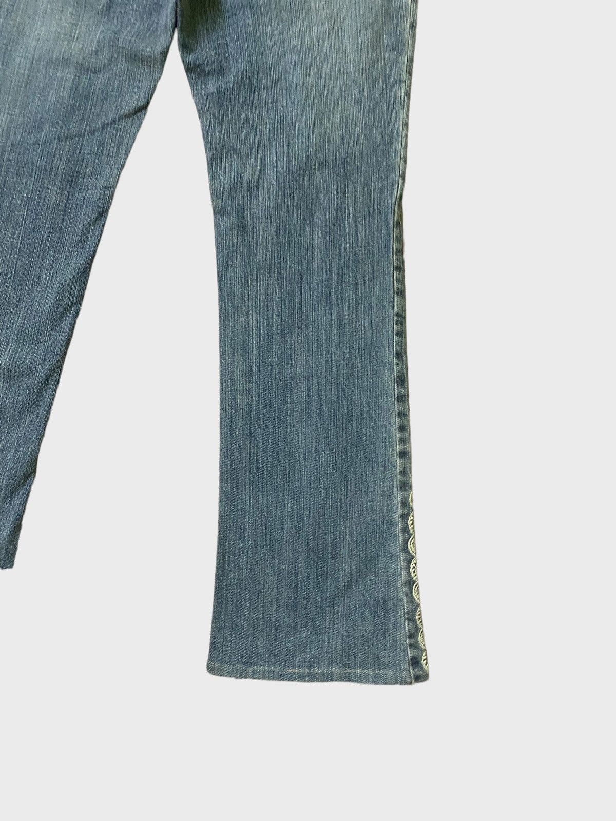 Japanese Brand Flared ORIRIN JEANS Embroidered Hysteric Glamour Style Size US 28 / EU 44 - 11 Thumbnail