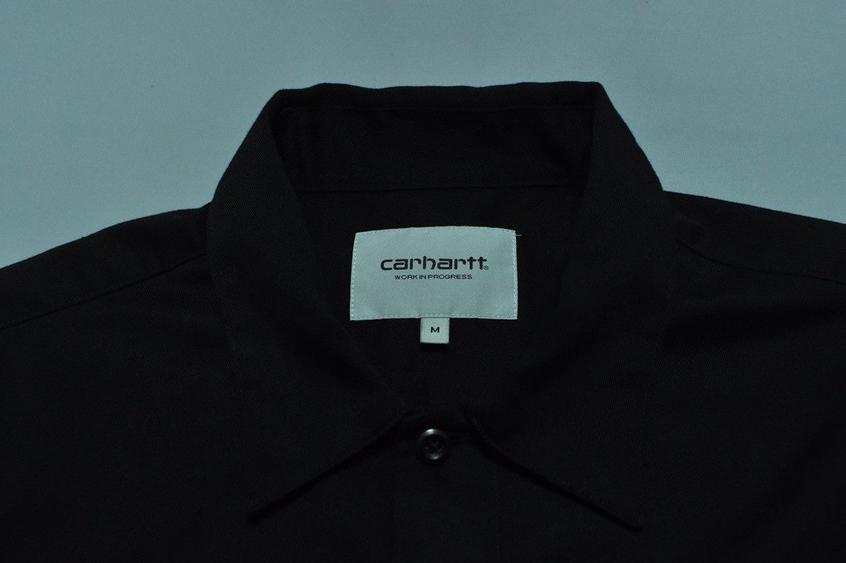 Carhartt × Carhartt Wip Carhartt WIP Shirt Black L/S Mather Shirt Size US M / EU 48-50 / 2 - 3 Thumbnail