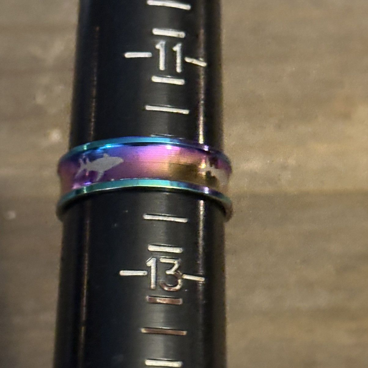 Other Men’s iridescent rainbow shark ring Size ONE SIZE - 3 Thumbnail