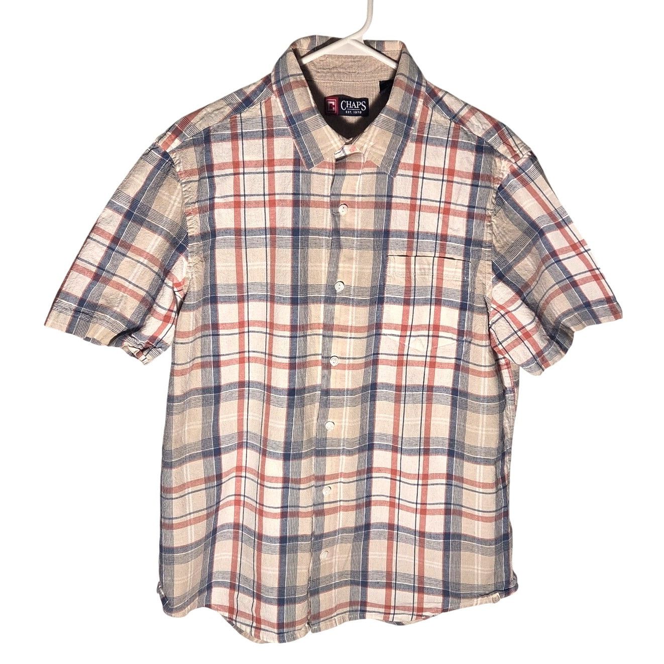 Chaps Ralph Lauren Stylish Chaps Ralph Lauren Plaid Button-Up Shirt - Men's Size US L / EU 52-54 / 3 - 1 Thumbnail
