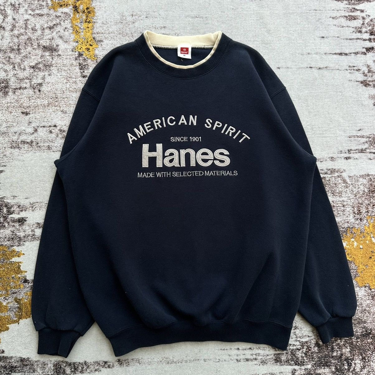 Hanes VINTAGE HANES EMBROIDERY LOGO SPELL OUT Size US M / EU 48-50 / 2 - 2 Thumbnail