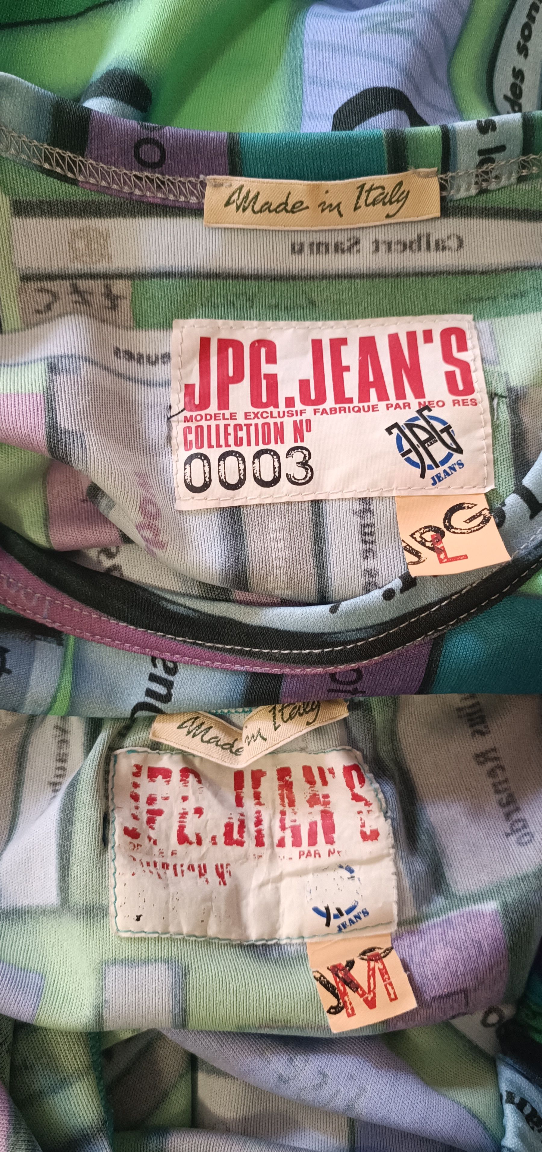 Jean Paul Gaultier Spring 2001 - Books print set - JPG Jeans - Colec. N°3 Size M / US 6-8 / IT 42-44 - 2 Thumbnail