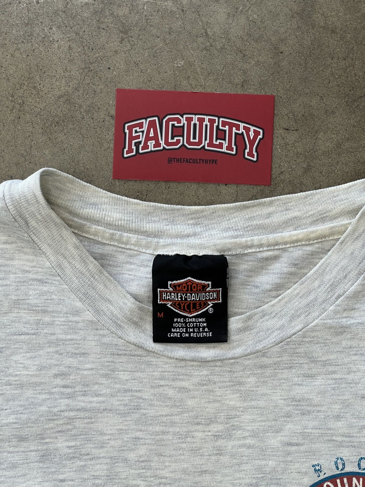 Harley Davidson Vintage 1996 Harley Davidson Rocky Mountain Rally Tee Medium Size US M / EU 48-50 / 2 - 3 Thumbnail