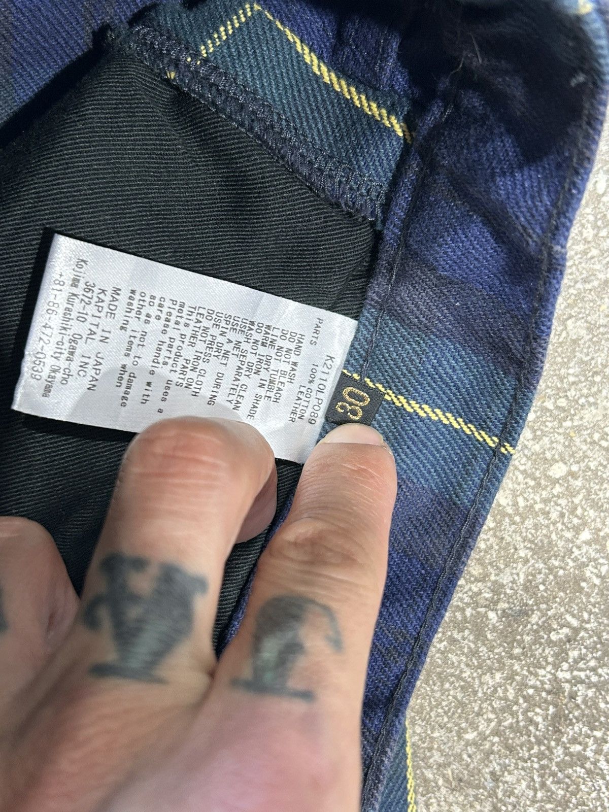 Kapital Kapital Plaid Gemstone Pants Size US 30 / EU 46 - 4 Thumbnail