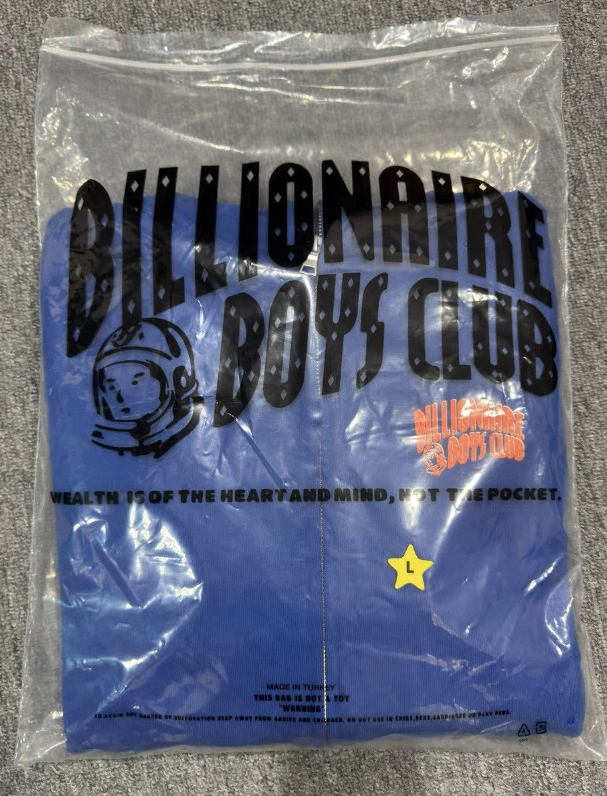 Billionaire Boys Club Full-zip foam print American-style hooded sweatshirt Size US L / EU 52-54 / 3 - 9 Thumbnail