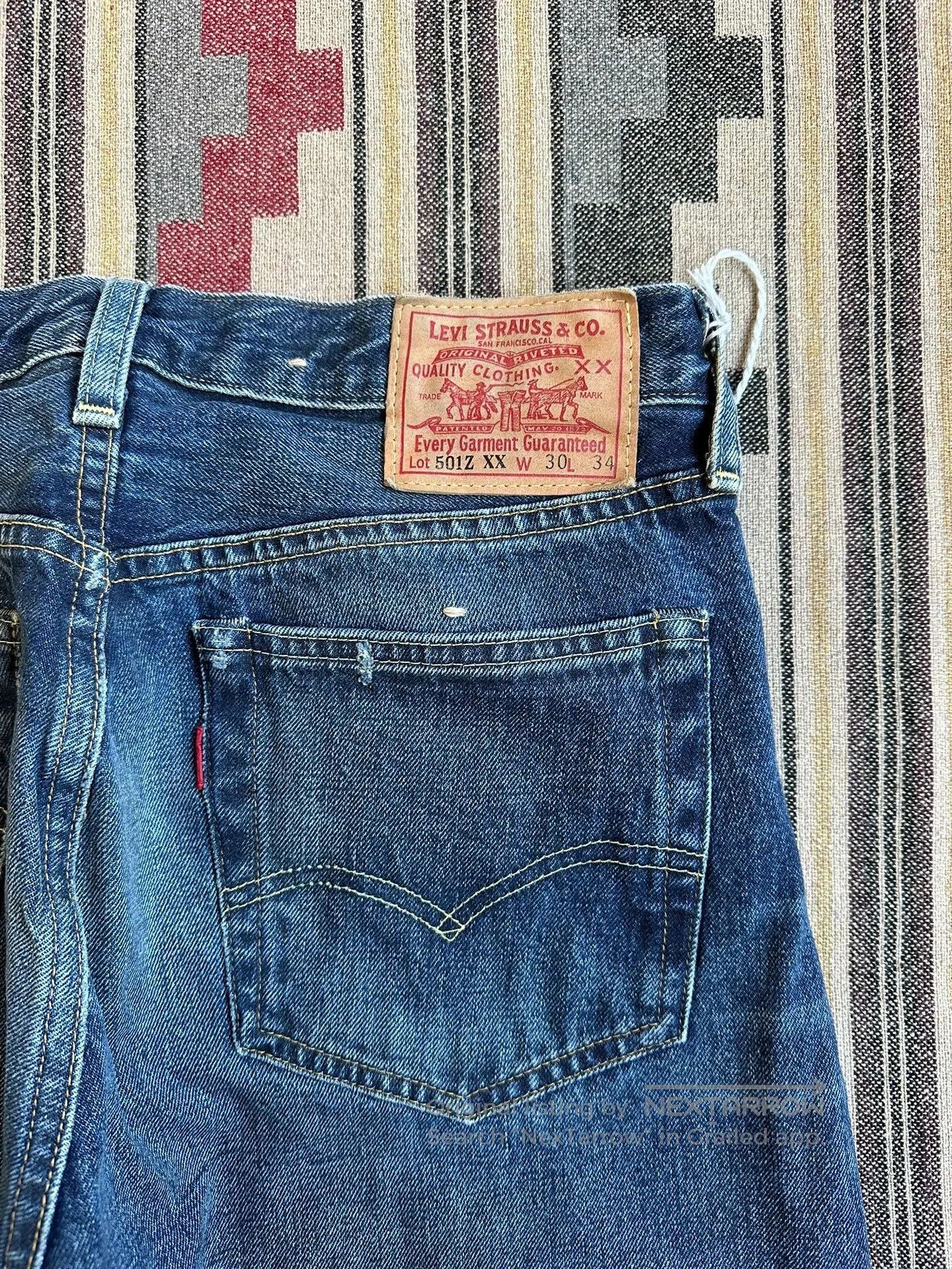 Levi's levi's vintage 501zxx denim jeans blue. Size US 30 / EU 46 - 6 Thumbnail