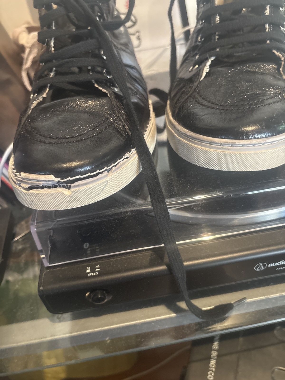 Saint Laurent Paris Saint Laurent Paris “1971 Bad Lieutenant” High Top Sneaker Size US 12 / EU 45 - 19 Thumbnail