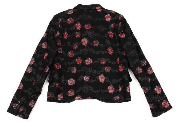 Other Comme des Garcons Black retro flower jacket Size S / US 4 / IT 40 - 3 Thumbnail