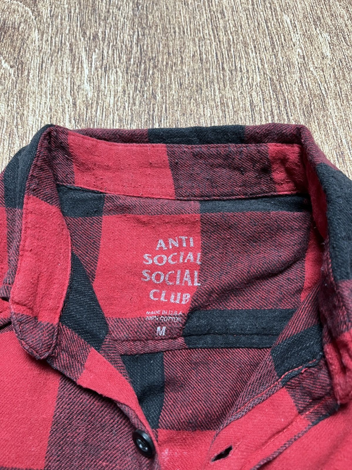 Anti Social Social Club Anti social social club flannel shirt Size US M / EU 48-50 / 2 - 5 Thumbnail