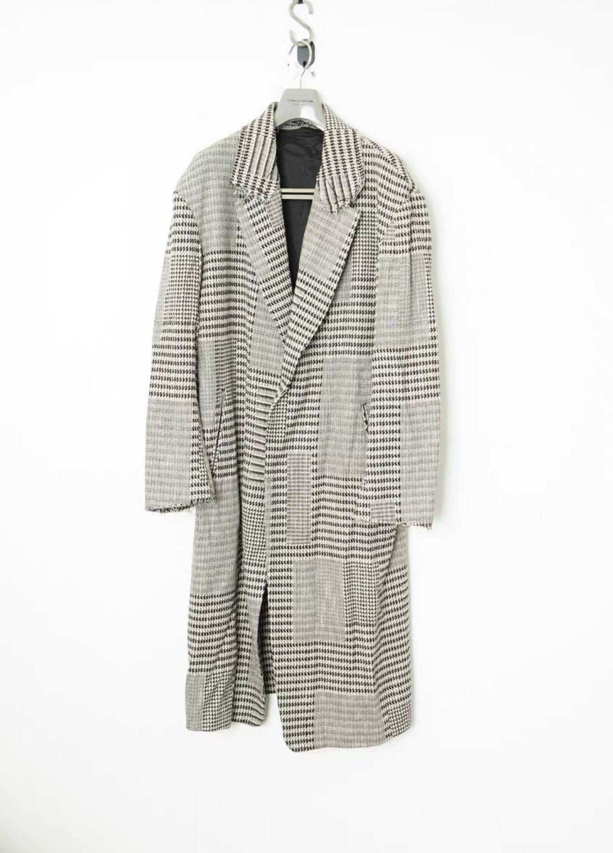 Yohji Yamamoto Yohji Yamamoto Artisanal Distressed Patchwork Wool Coat Size US M / EU 48-50 / 2 - 1 Thumbnail