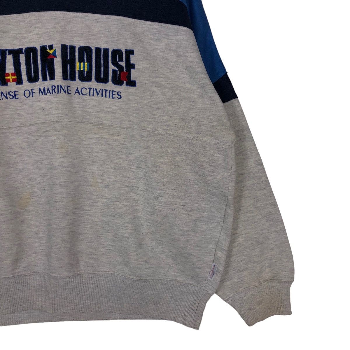 Japanese Brand 🔥Vintage Sweatshirt Crewneck Leyton House Big Logo Size US L / EU 52-54 / 3 - 5 Thumbnail
