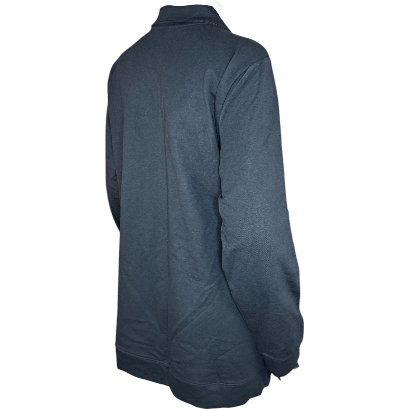 Denim & Co. Denim & Co. EasyWear French Terry Tunic Jacket Black LP Size L / US 10 / IT 46 - 3 Thumbnail