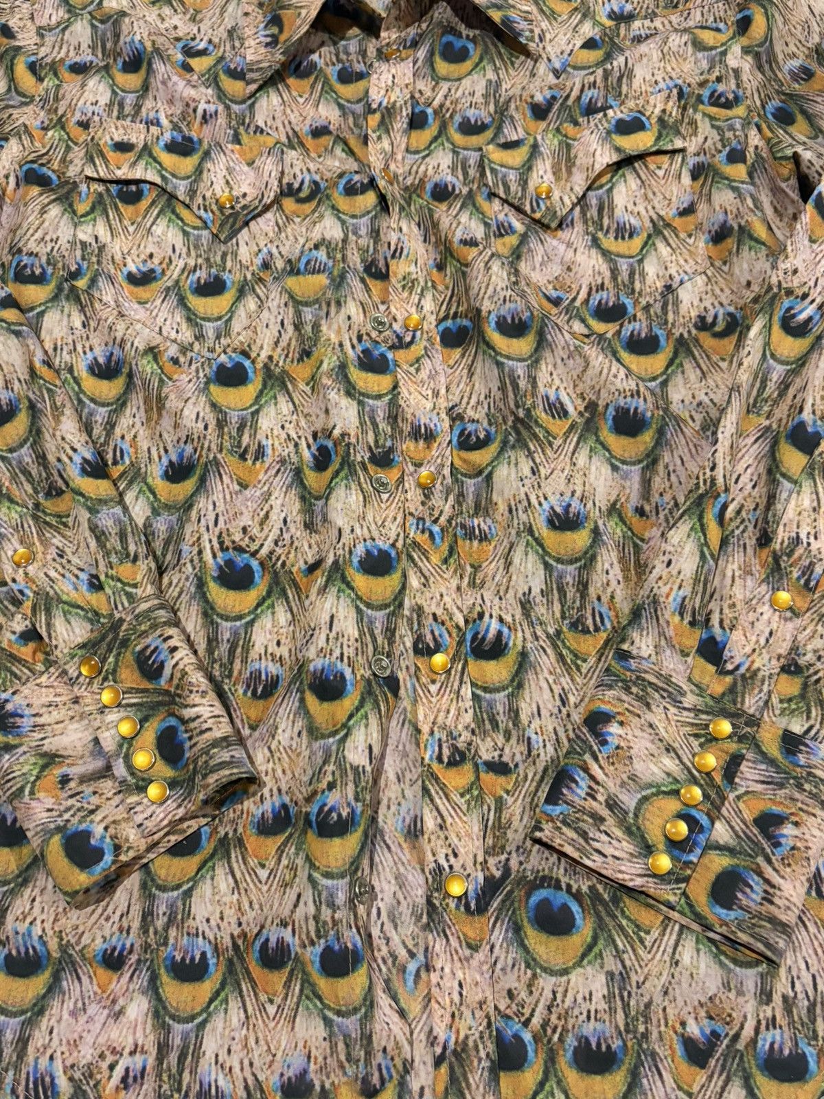 Other Led rechwe Veronica peacock psychedelia button down Size US M / EU 48-50 / 2 - 2 Thumbnail