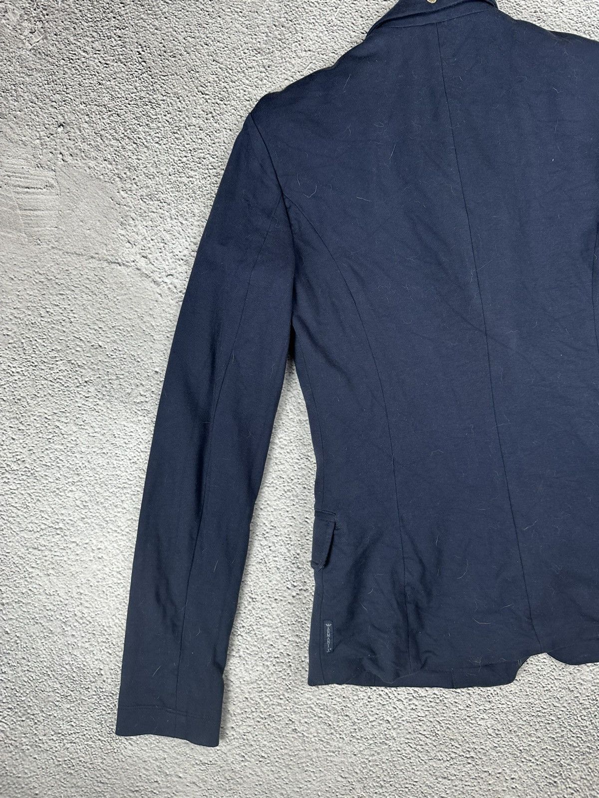 Giorgio Armani Armani Jeans Woman’s Blue Coat Jacket Old Money Style Size M / US 6-8 / IT 42-44 - 7 Thumbnail