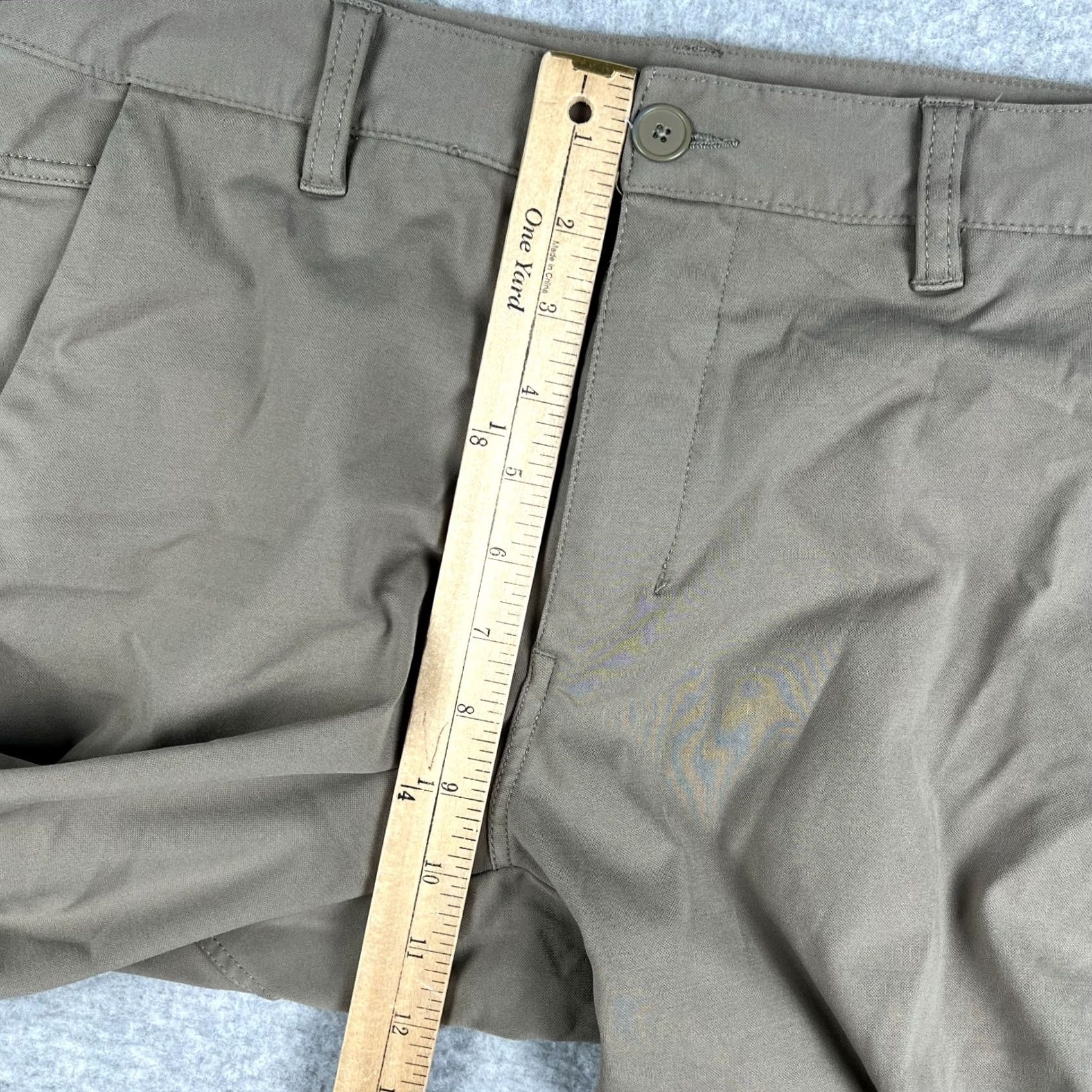 Vintage BYLT Everyday Pants 2.0 Slim Fit Stretch Performance Medium Mens Beige Tech Size US 31 - 6 Thumbnail