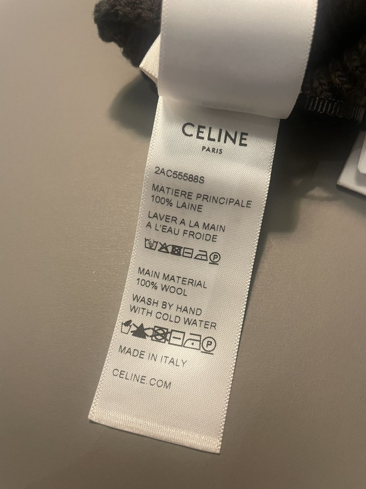 Celine Celine gloves. Olive green. Wool. Size ONE SIZE - 6 Thumbnail