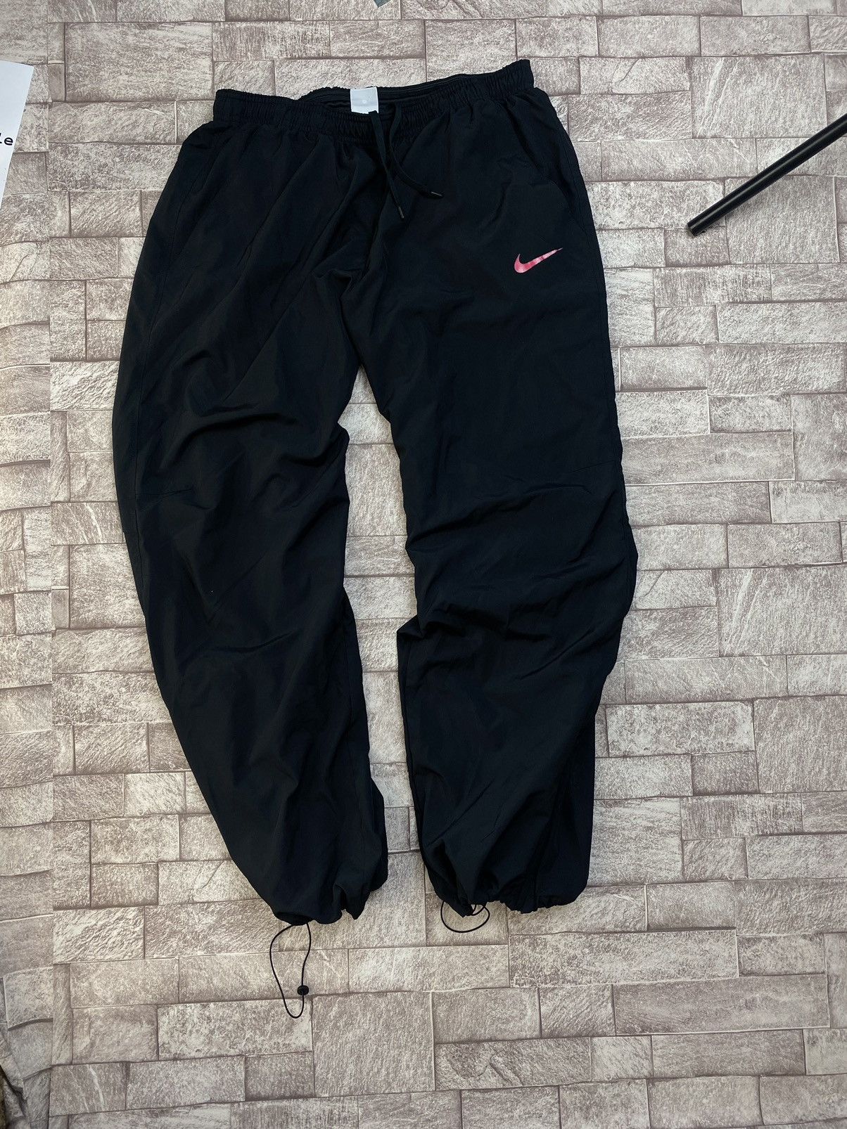 Nike × Vintage Vintage NIKE Nylon Soccer Y2K STYLE CASUAL PANTS Size US 37 - 1 Thumbnail
