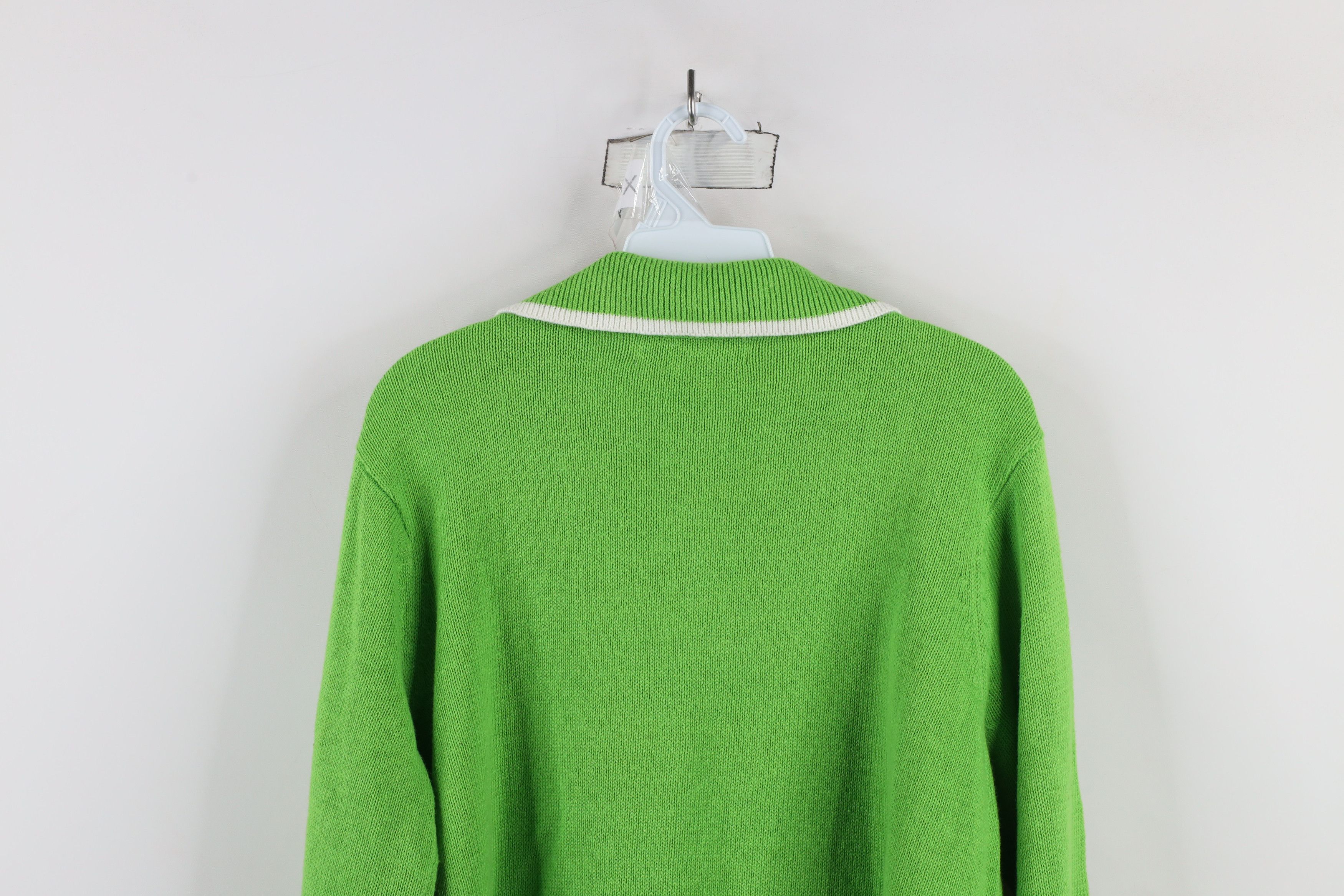 Vintage Vintage 90s Streetwear Town Winter Knit Cardigan Sweater Size L / US 10 / IT 46 - 11 Thumbnail