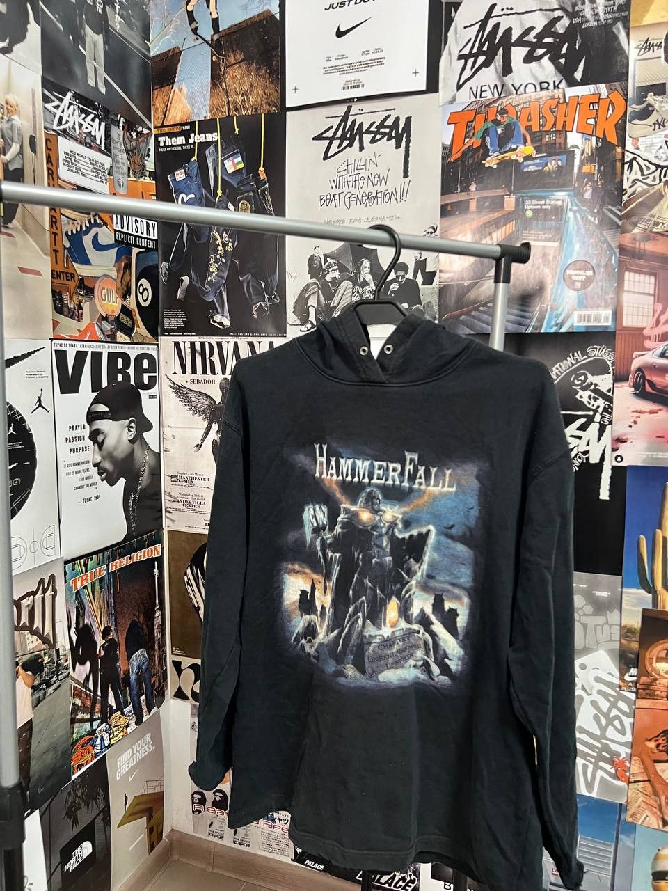 Vintage Vintage HOODIE HAMMERFALL / HAMMER FALL GAME LIMBROKEN | Grailed