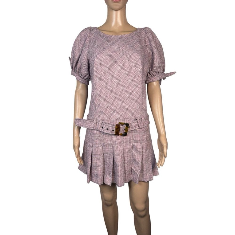 Free People New Free People Sevi Plaid Mini Dress Size M Size M / US 6-8 / IT 42-44 - 3 Thumbnail