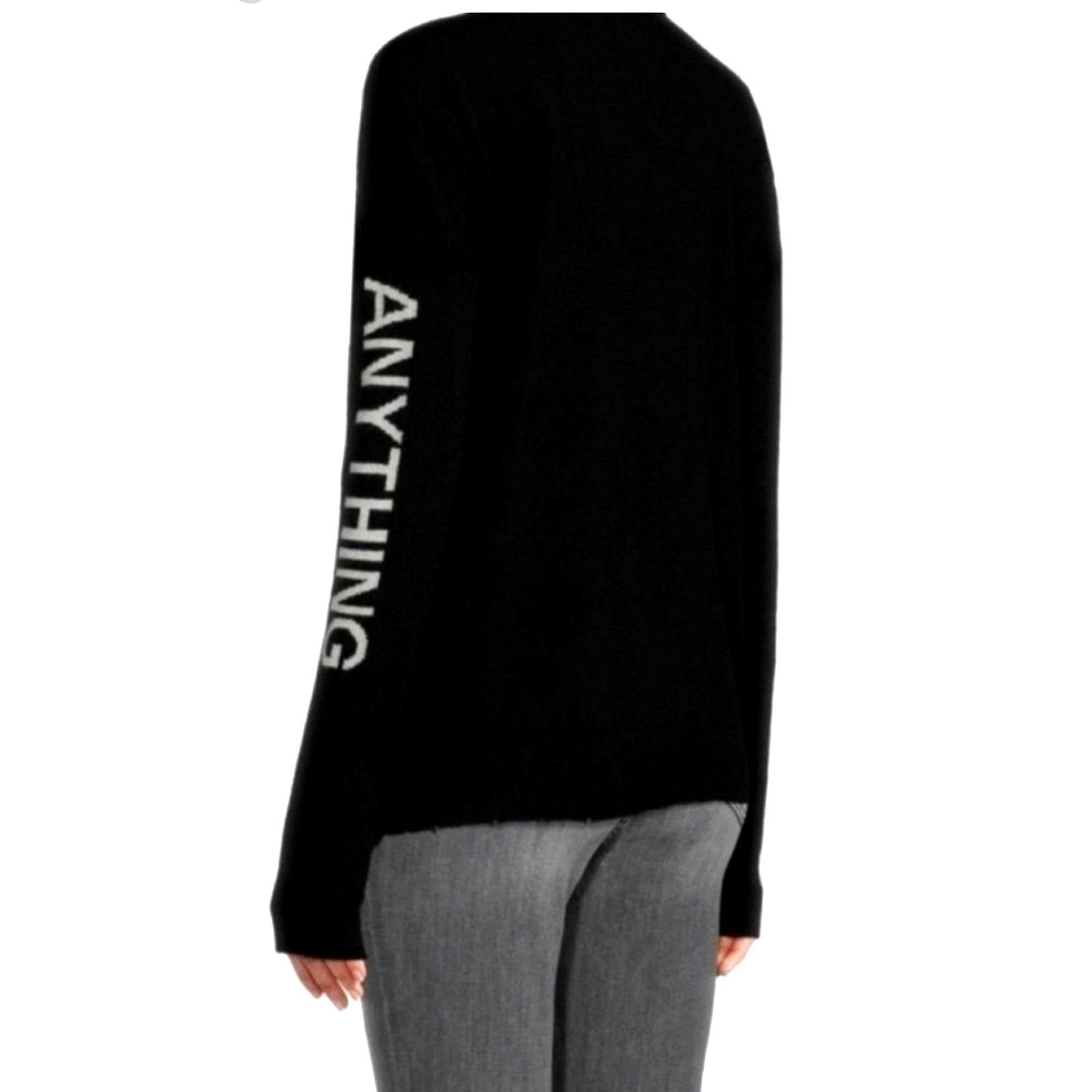 Zadig & Voltaire Zadig & Voltaire Cashmere Gaby Girls Can Do Sweater XS Size XS / US 0-2 / IT 36-38 - 4 Thumbnail